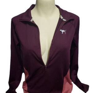 Victoria's Secret PINK Half Zipper Top